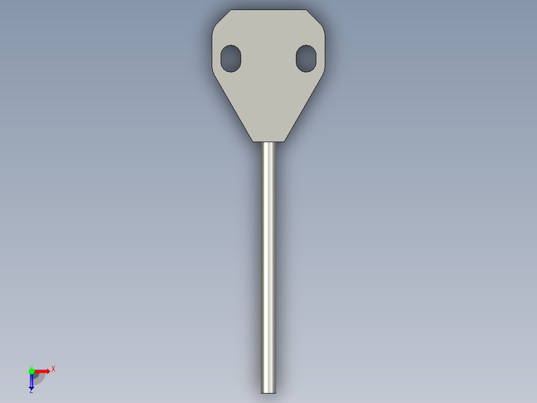 SX871A光电开关俯视图