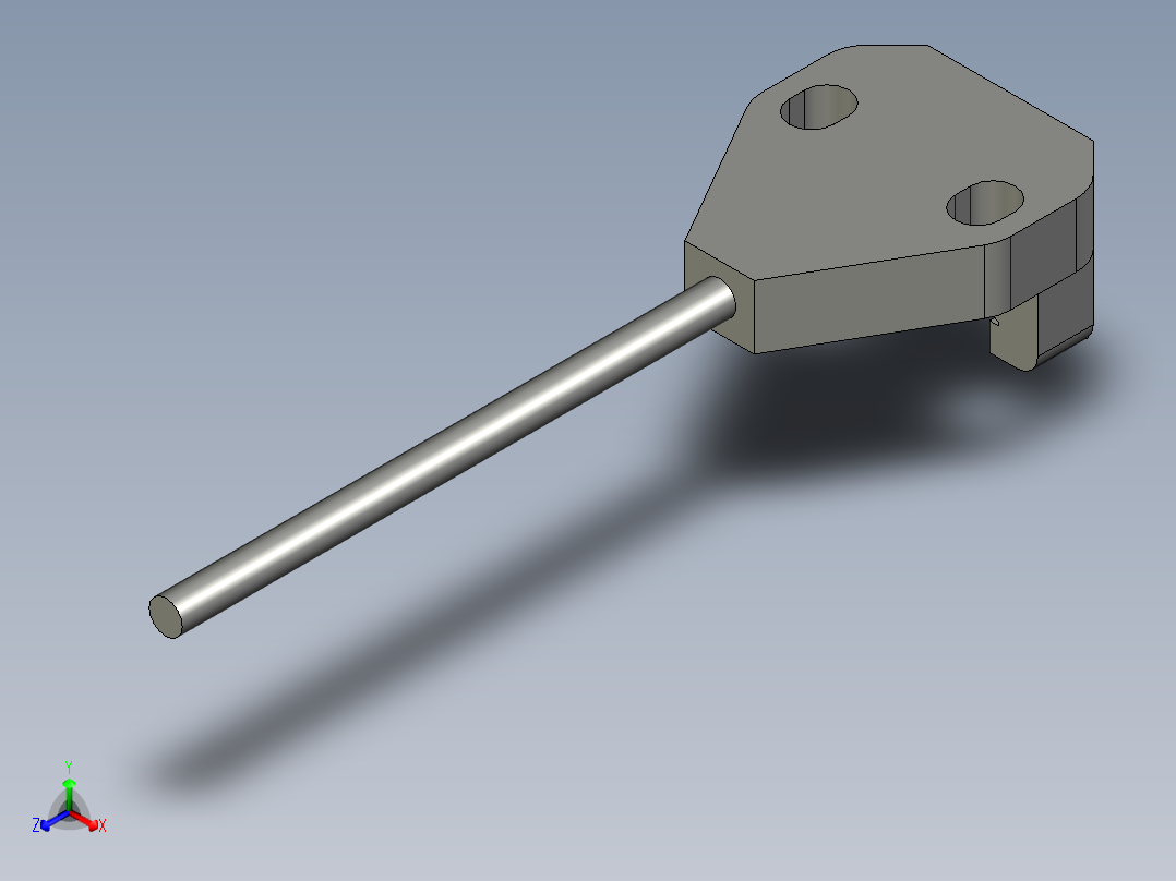 SX871A光电开关正等轴测图