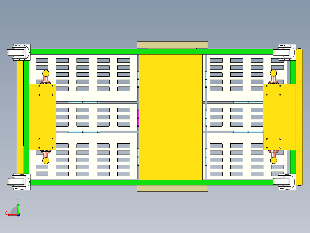 多功能辅助护理床后视图