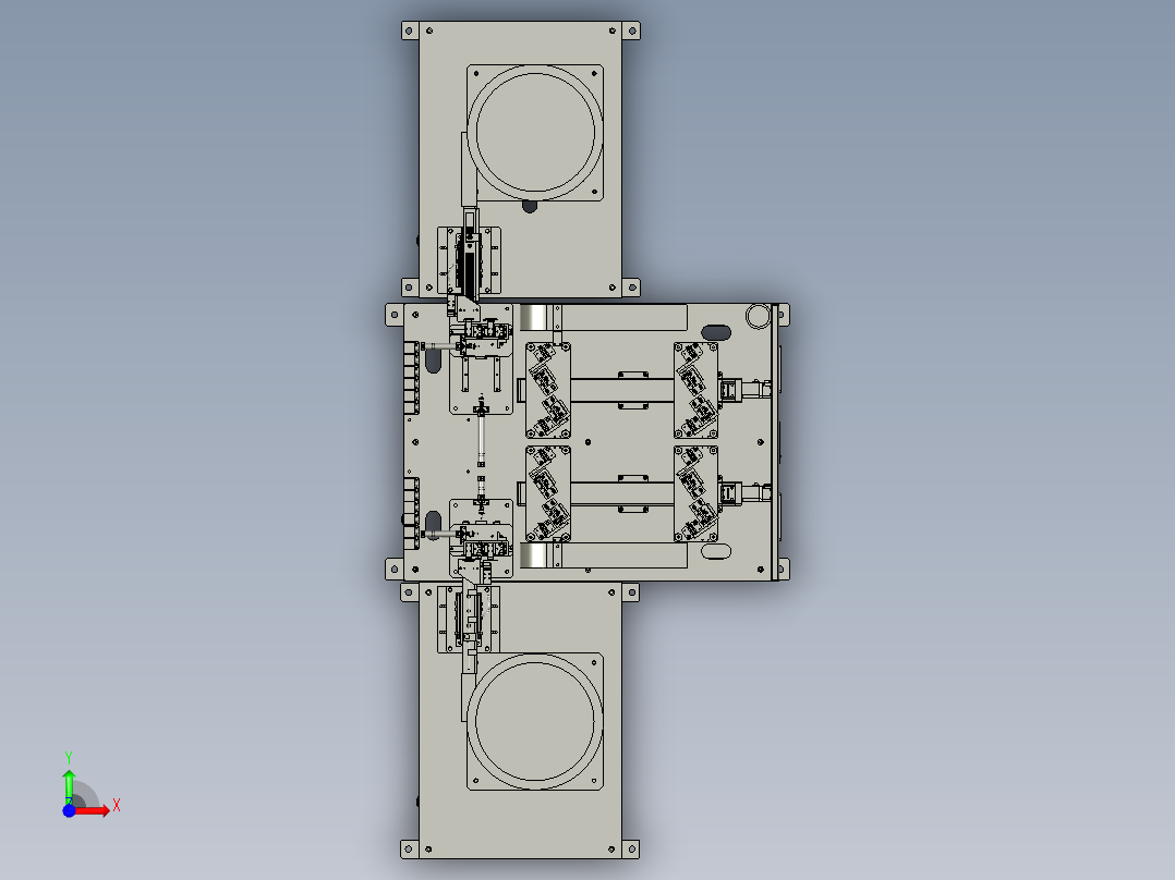 黄片预装上料总成前视图