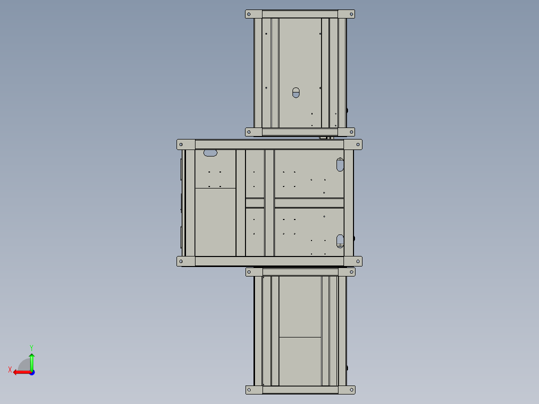 黄片预装上料总成后视图