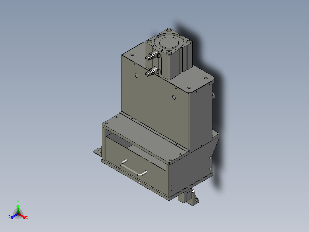 SASD02-09000-a裁切组件1正等轴测图