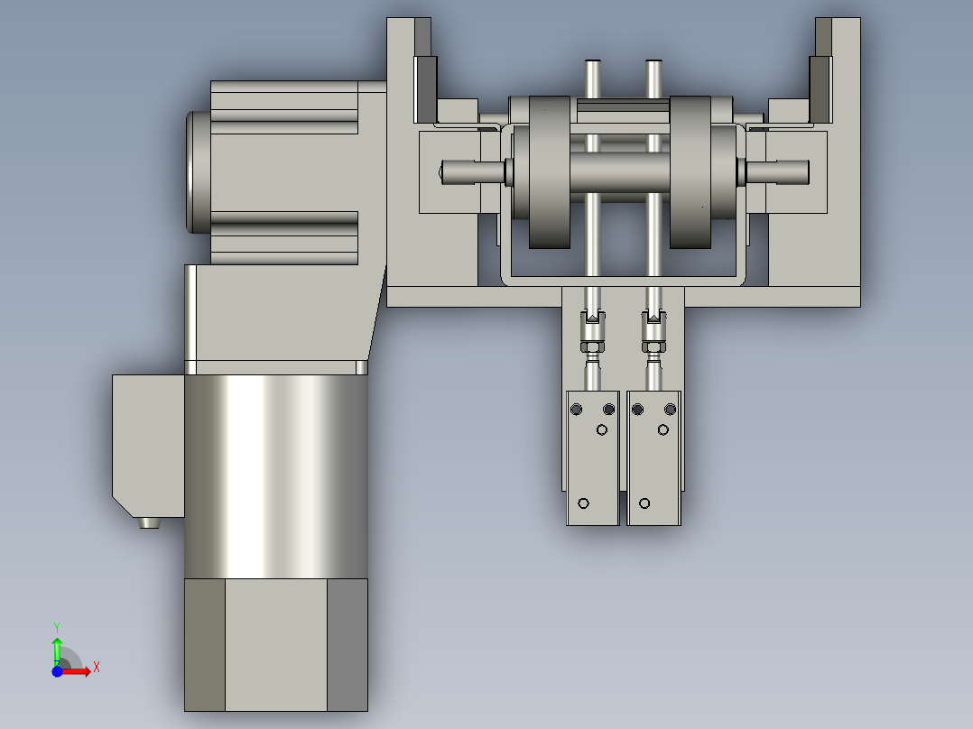 44-07-00塑壳入槽流水线装配体前视图