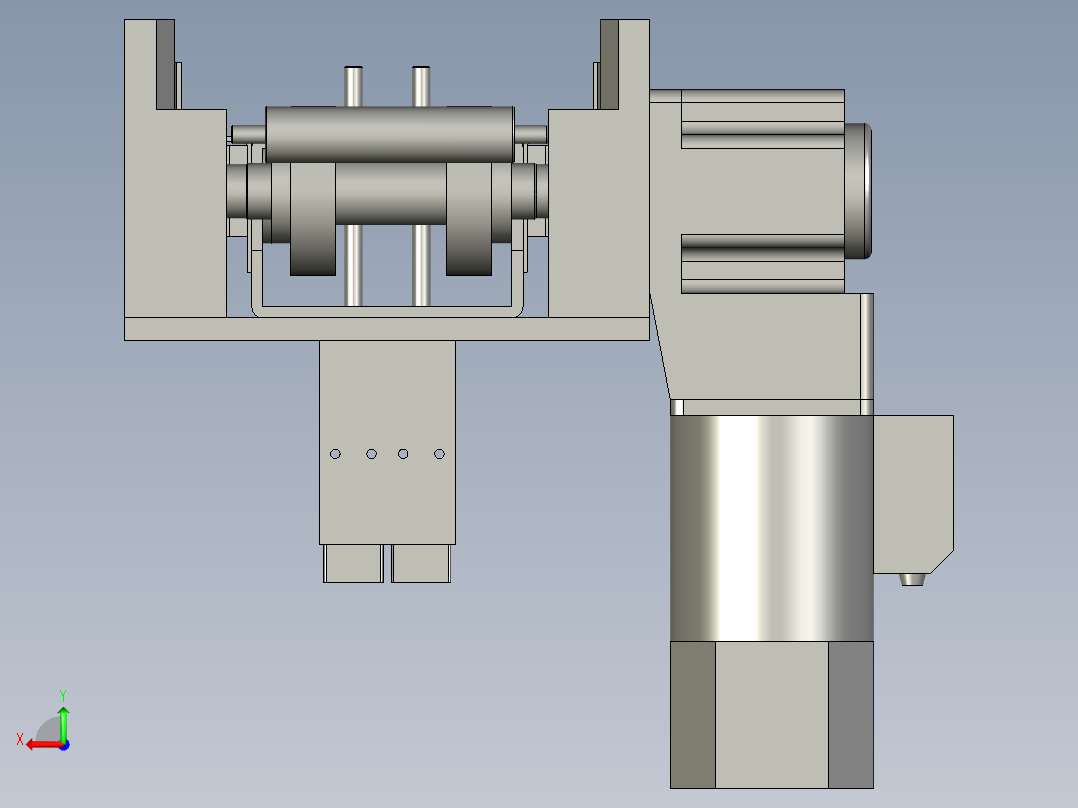 44-07-00塑壳入槽流水线装配体后视图