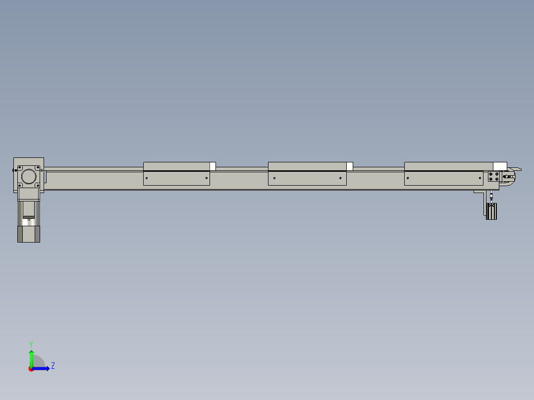 44-07-00塑壳入槽流水线装配体左视图