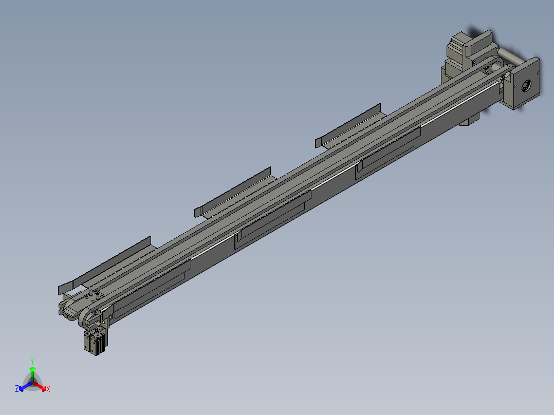 44-07-00塑壳入槽流水线装配体正等轴测图