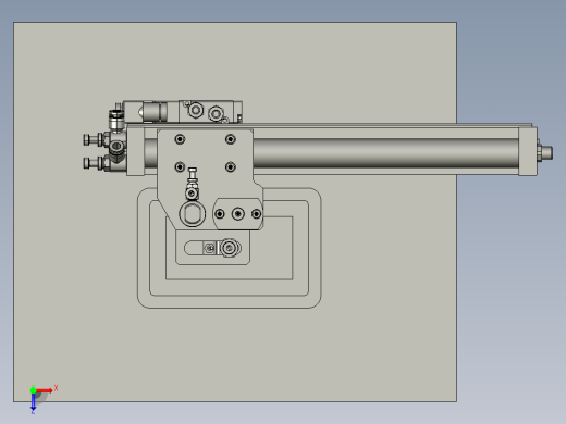 全自动薄片零件定量叠料机俯视缩略图