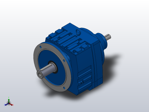 RFS87法兰轴伸式斜齿轮减速机RFS87-6.47-M1-Φ300