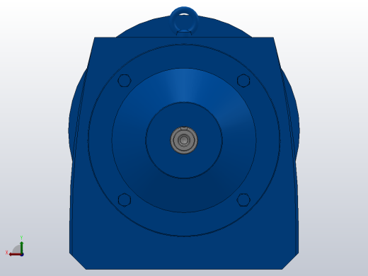 RFS87法兰轴伸式斜齿轮减速机RFS87-6.47-M1-Φ300后视缩略图