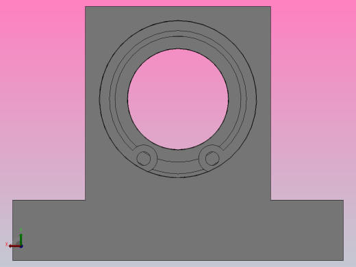 T型高度选择型轴承座组件_BTC-6805-2Z-40-A后视缩略图