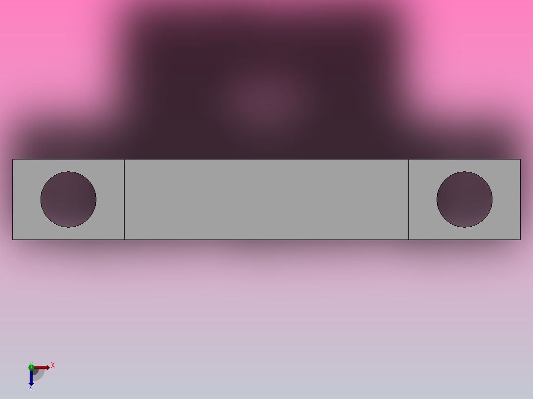 T型高度选择型轴承座组件_BTC-6805-2Z-40-A俯视图