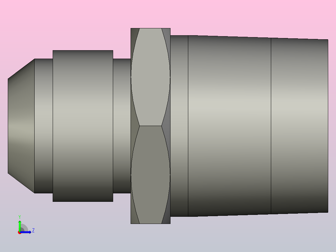 12 16 ftx s硬管接头左视图