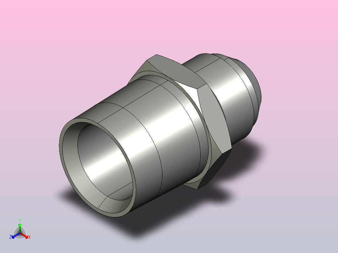 12 16 ftx s硬管接头正等轴测图
