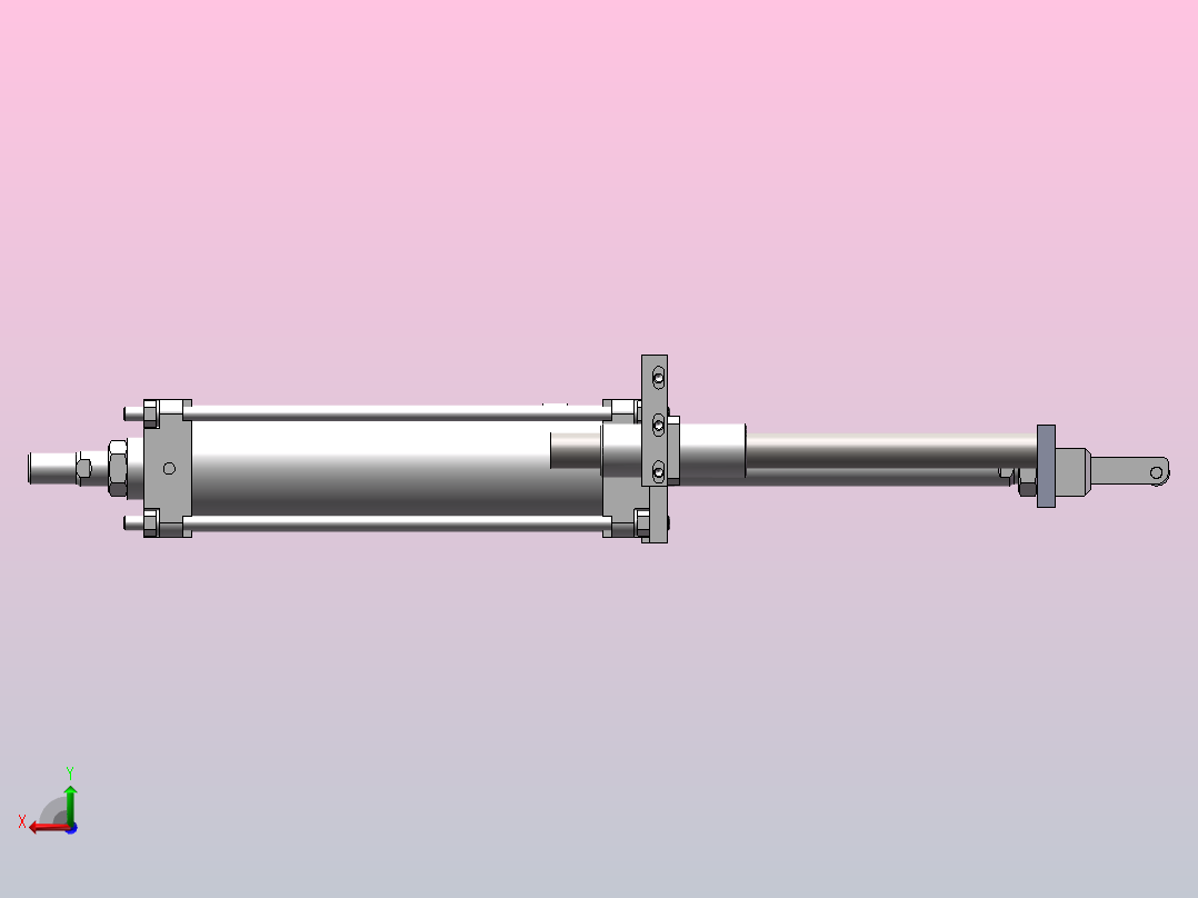 折弯机构后视图