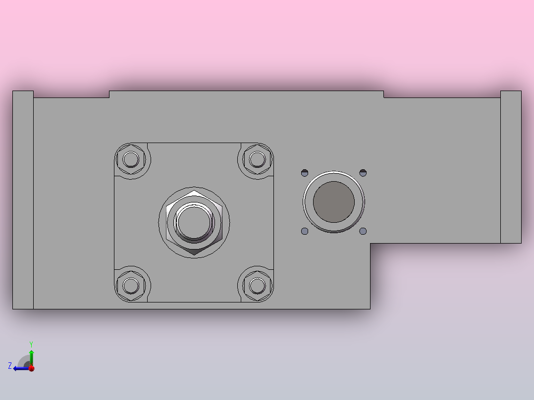 折弯机构右视图