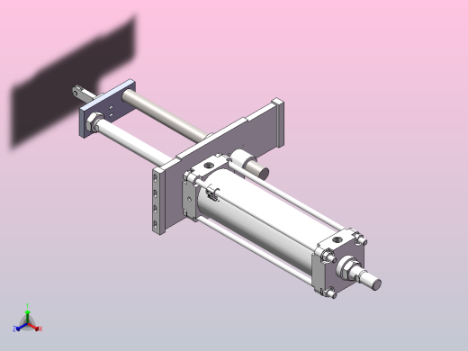 折弯机构正等轴测缩略图