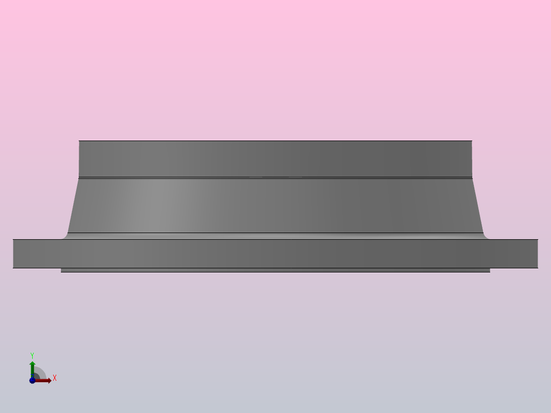 凸面整体钢制管法兰_法兰 DN450-PN16 M 2前视图