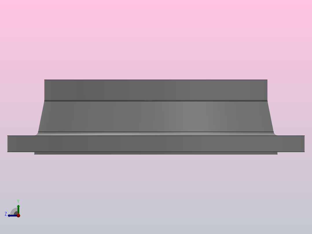 凸面整体钢制管法兰_法兰 DN450-PN16 M 2右视图