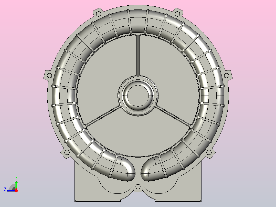 RB-110环形鼓风机[RB-110(50Hz)]右视图