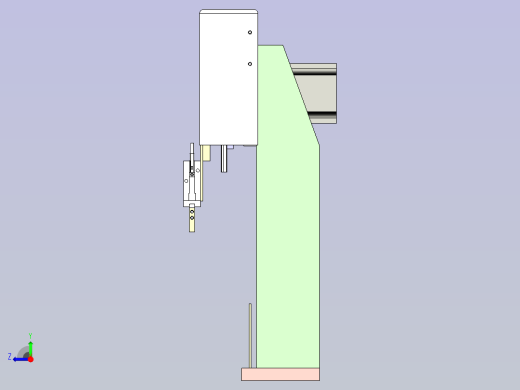 凸轮式FPC全自动插针设备3D模型右视缩略图