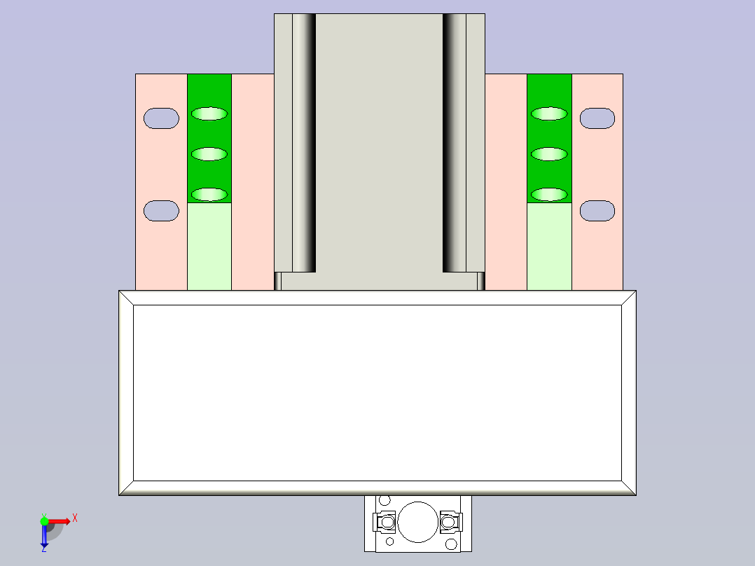 凸轮式FPC全自动插针设备3D模型俯视图