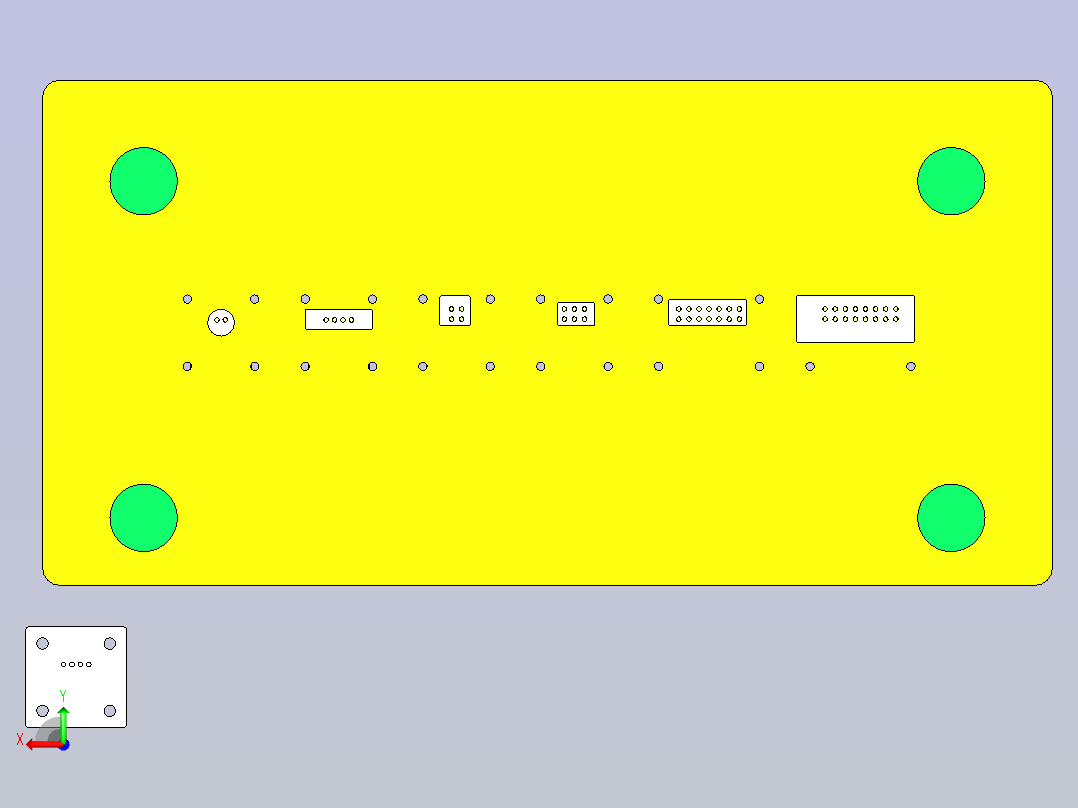 线束测试夹具方案2后视图