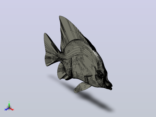 海洋生物鱼类Rusty-Fish正等轴测缩略图