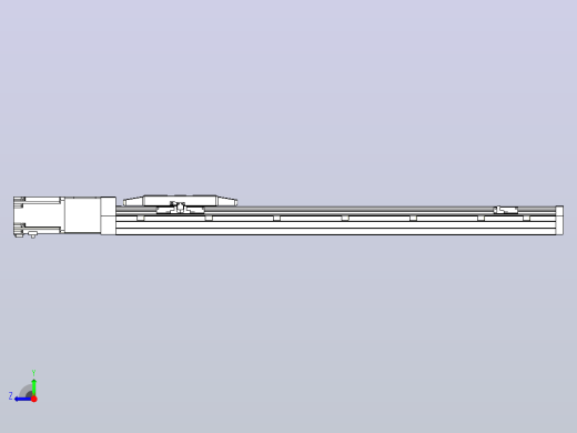 滚珠丝杠直线轴内置导轨TPA-GCR-170-2510C-L700-M-M75-N3右视缩略图