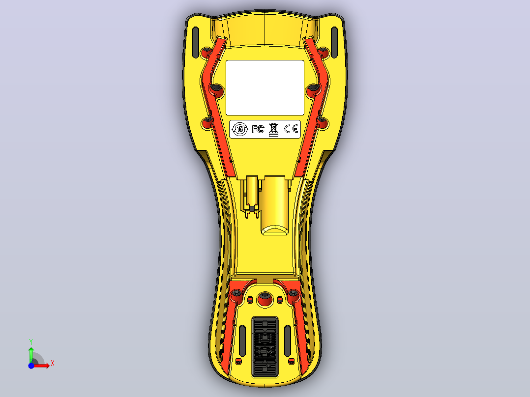 HW1911i Cordless手持式扫描枪前视图