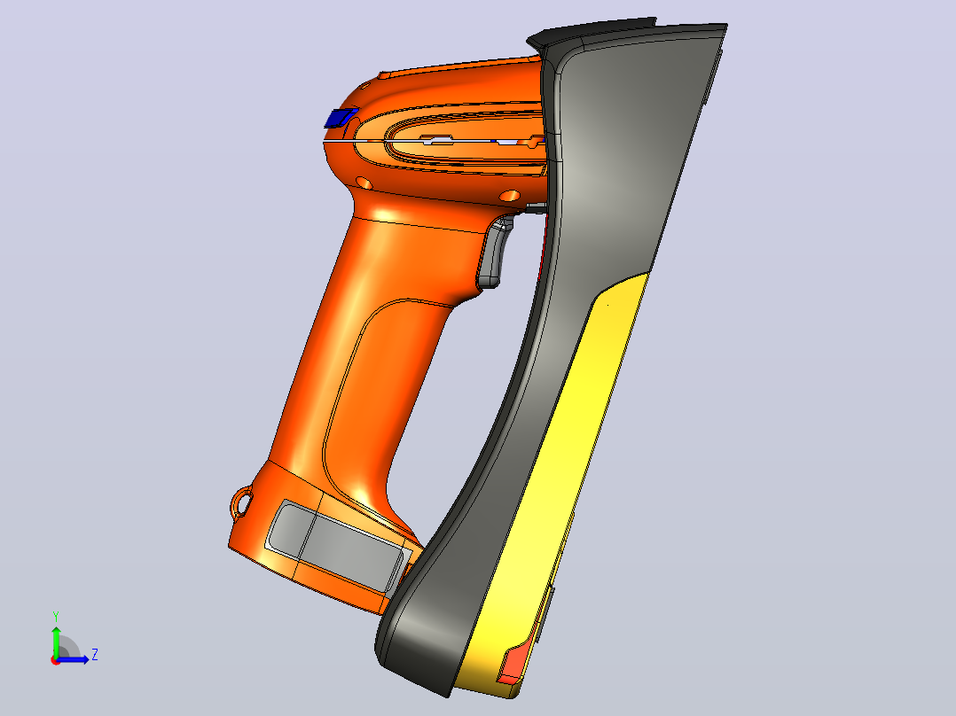 HW1911i Cordless手持式扫描枪左视图
