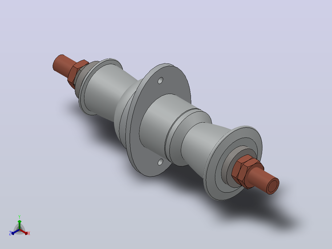 CB-10-12KV╱630A户内高压陶瓷穿墙套管[CB-10／1000]主视图