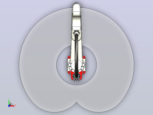 埃斯顿-ER5-600机器人3D模型前视缩略图