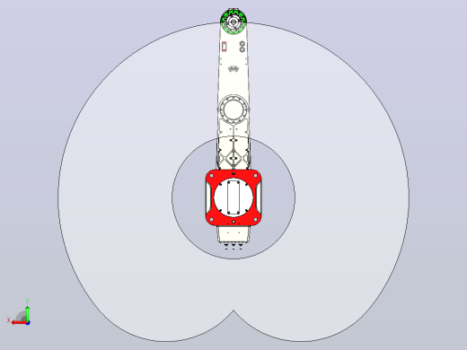 埃斯顿-ER5-600机器人3D模型后视缩略图
