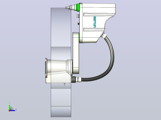 埃斯顿-ER5-600机器人3D模型左视缩略图
