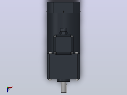90AC(90W╱120W)微型交流（圆轴）组合型减速电机[90YT120WDV22H-90GF12.5HK]俯视缩略图