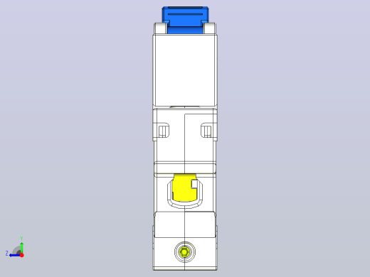 CB-63DC 1P塑料外壳式断路器三维模型202404右视缩略图