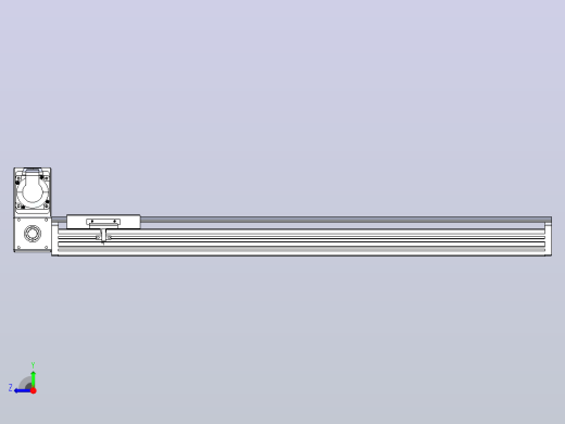 皮带直线轴半封闭可选导轨TPA-HNB-120D-110-L650-LU-C-P40-N3右视缩略图