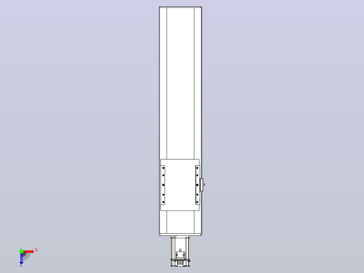 滚珠丝杠直线轴带导轨全封闭TPA-HCR-175D-2510C-L600-M-C-P75-N3俯视缩略图