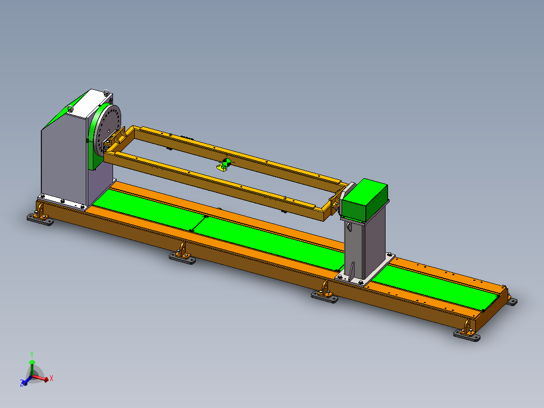 B3256-2吨变位机主视图