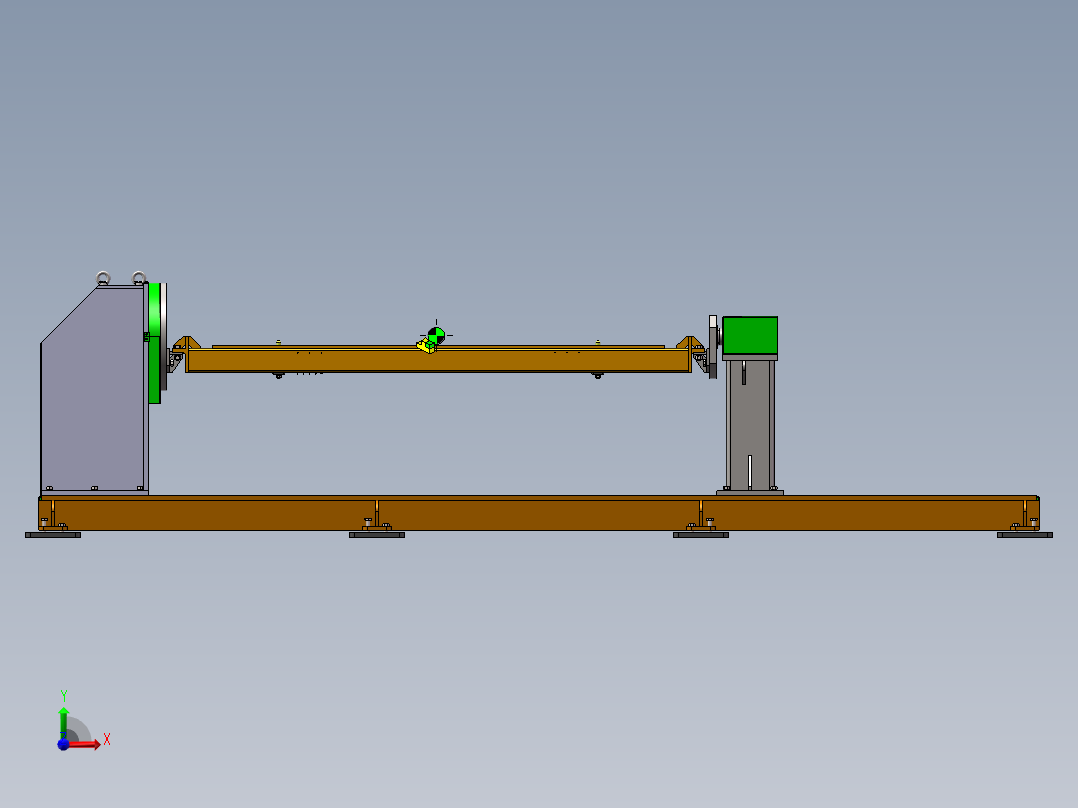 B3256-2吨变位机前视图