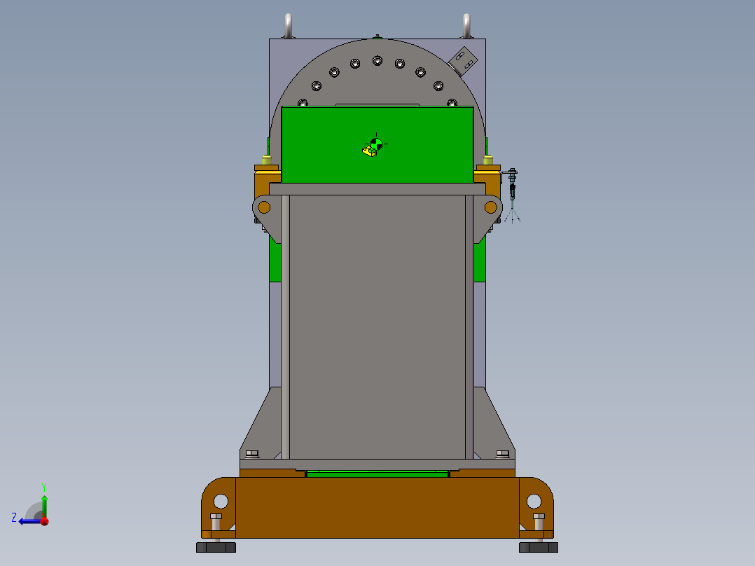 B3256-2吨变位机右视图