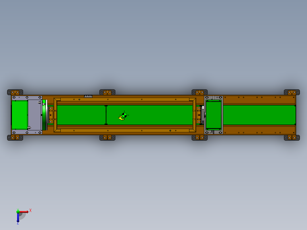 B3256-2吨变位机俯视图