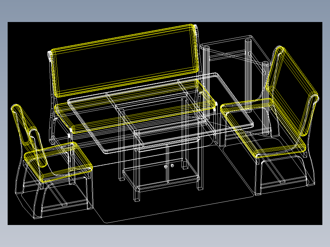 室内家具及植物三维模型十七-Z045