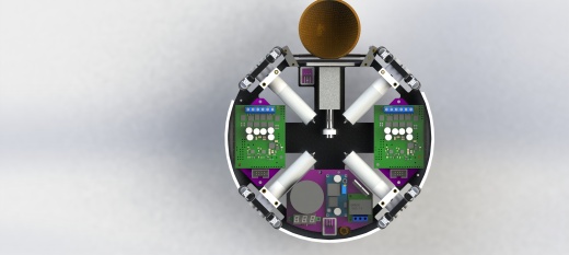Robocup Junior Robot 2019 soccer机器人车3D图纸 STEP格式缩略图
