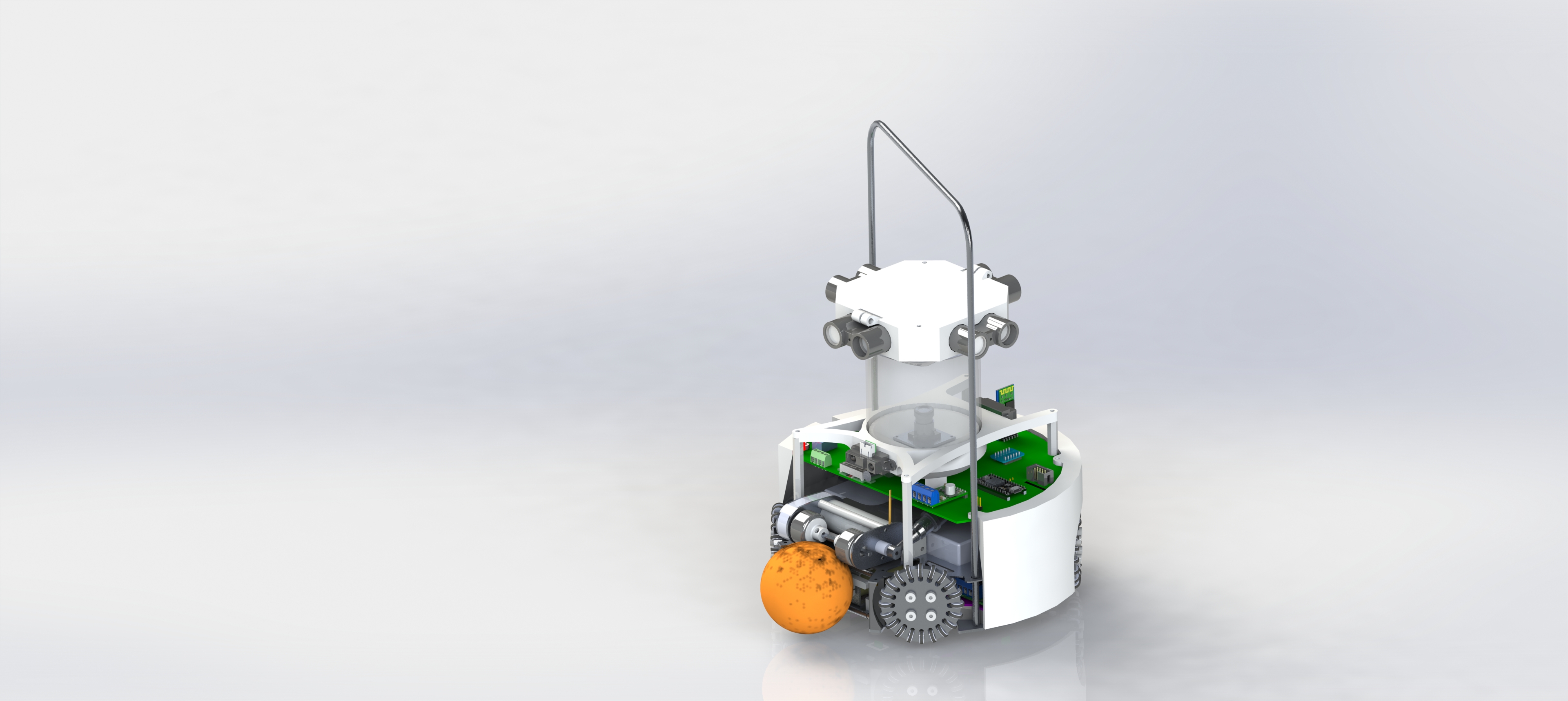 Robocup Junior Robot 2019 soccer机器人车3D图纸 STEP格式