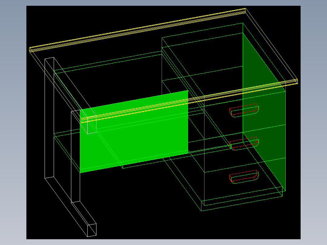 室内家具及植物的维模型十二-B036
