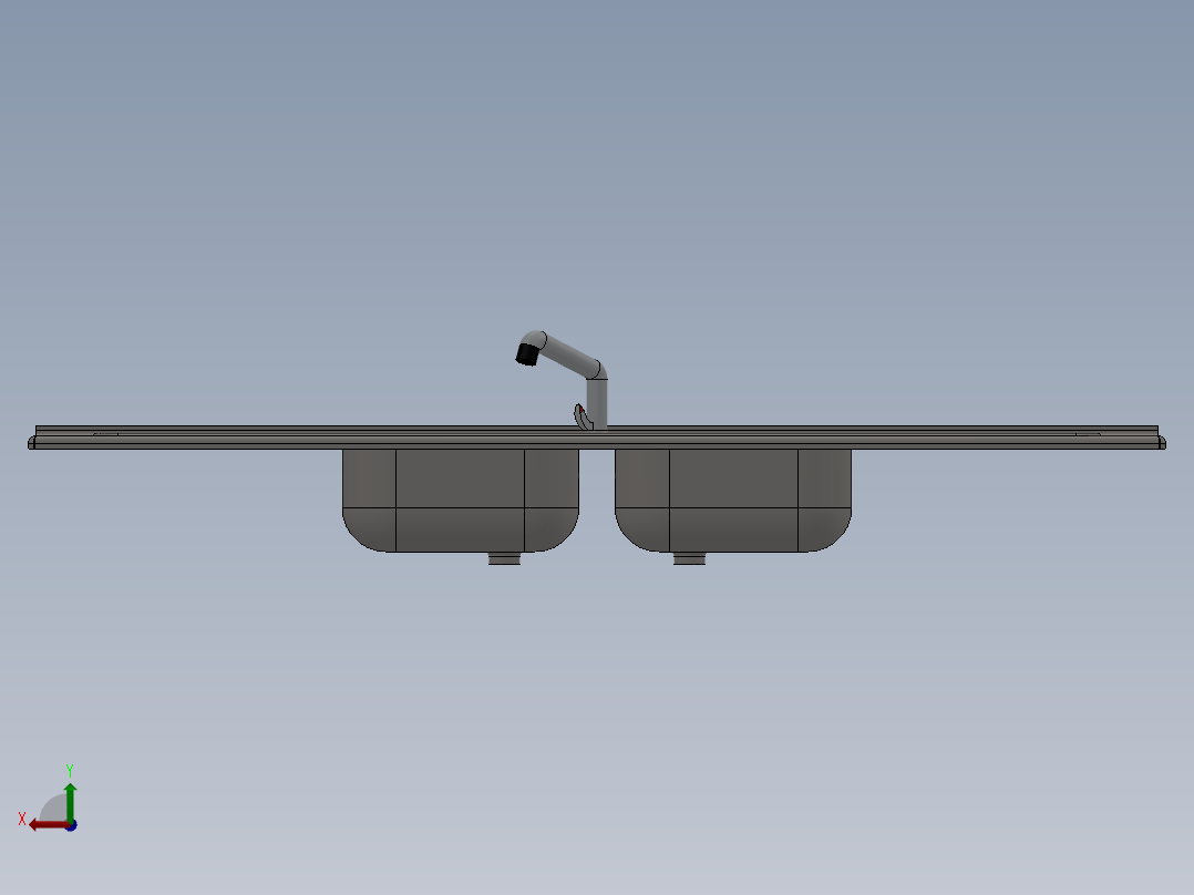 洗手台、洗漱台、洗菜盆（SW2010后视图