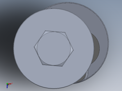 solidworks 摩托车发动机机油泵总成俯视缩略图