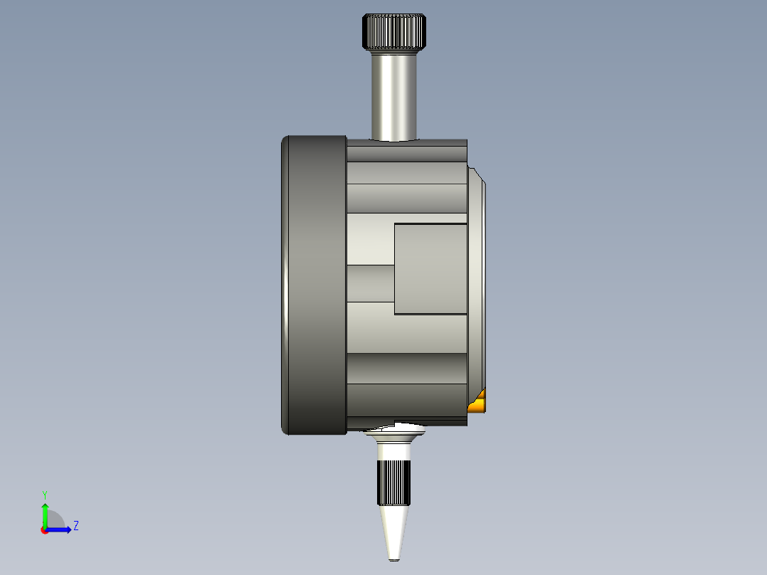 游标卡尺表盘2左视图