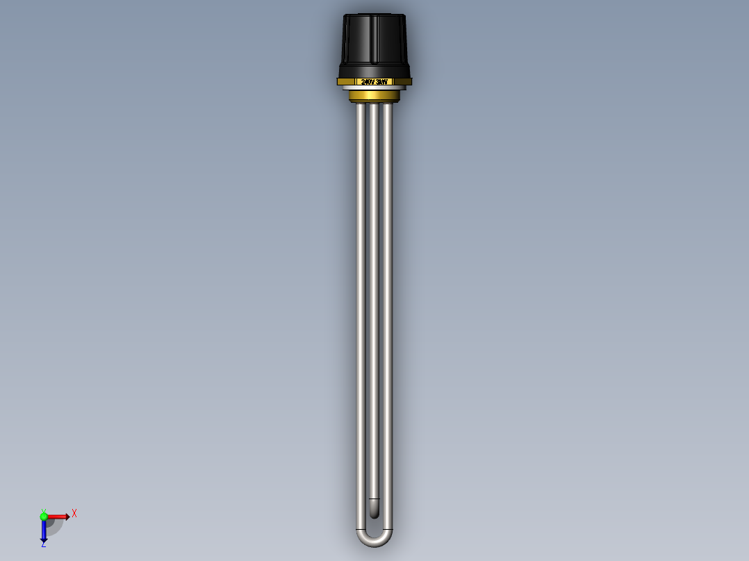 热水器 3.0kW俯视图